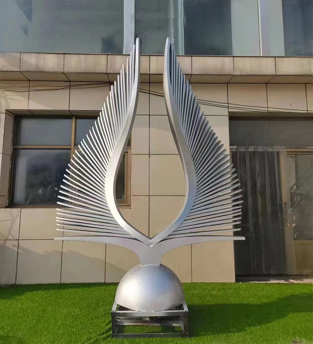 Wings: An Abstract Bronze Sculpture