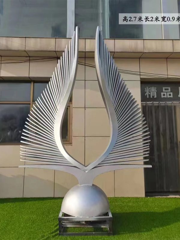 Wings: An Abstract Bronze Sculpture