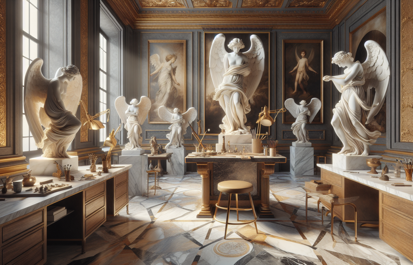 The Timeless Appeal of Angel Sculptures in Elegant Spaces | Art Sculpture Studio
