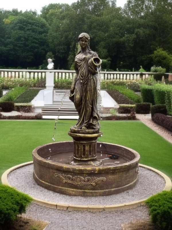 Elegance in Motion: Bronze Fountain Design No. 35