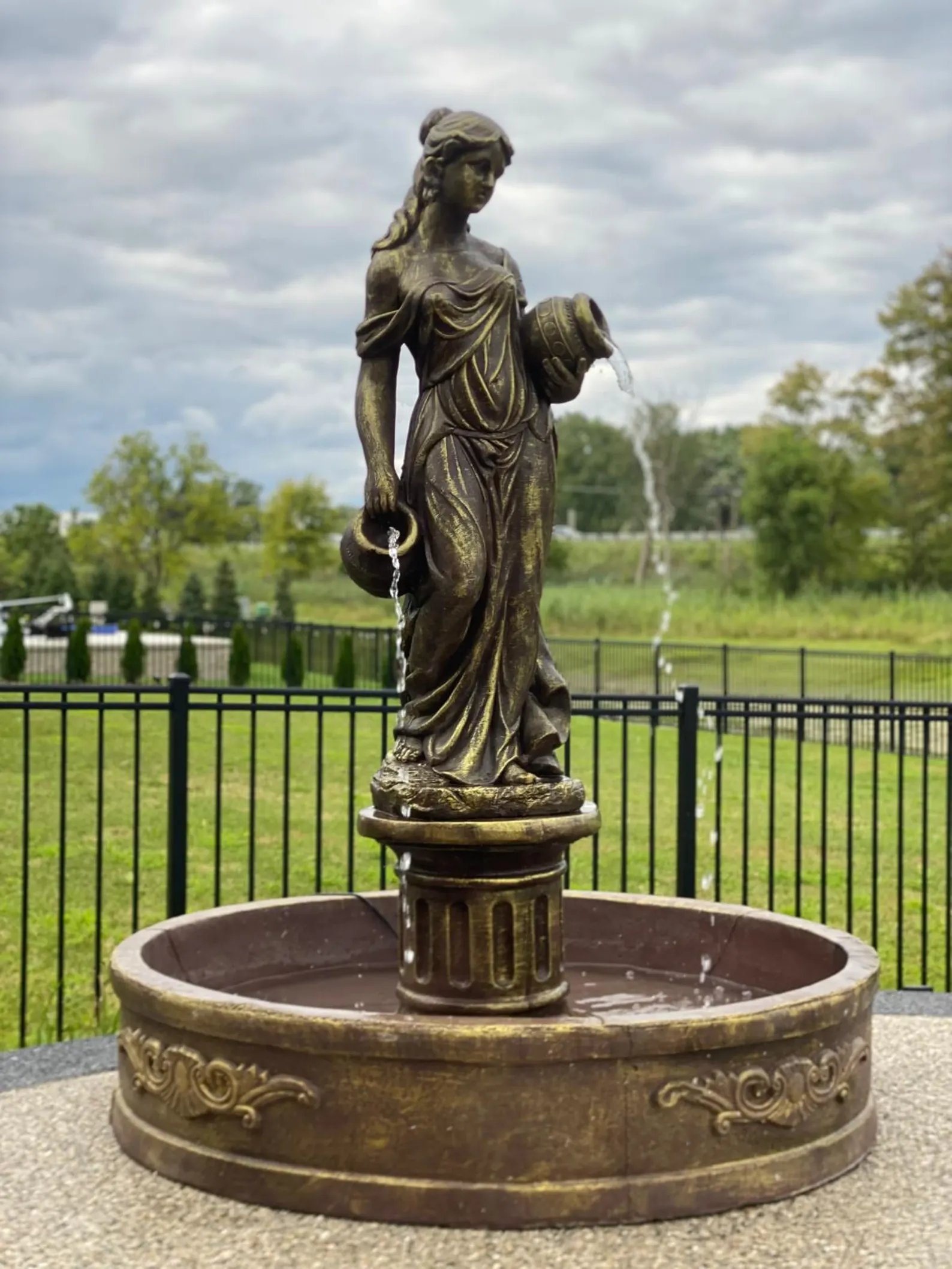 Elegant Bronze Fountain Design No. 36