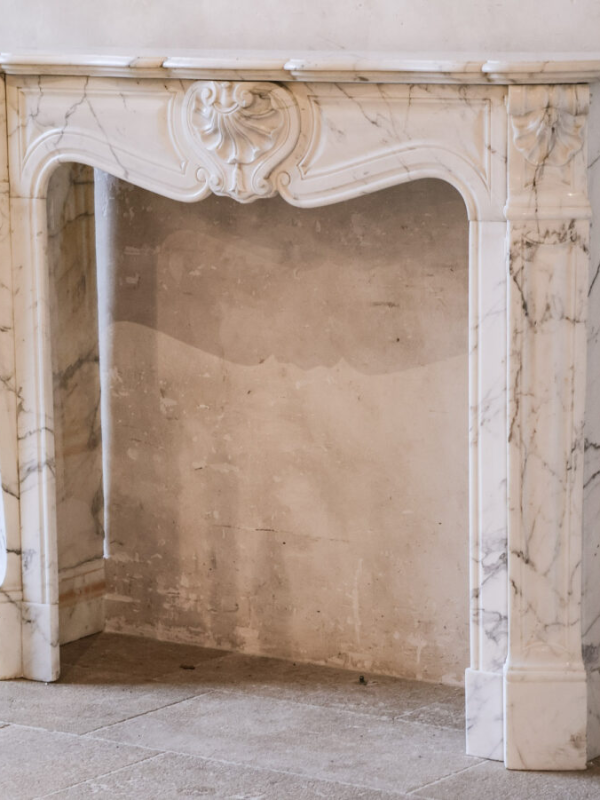 Elegant Marble Fireplace No. 107