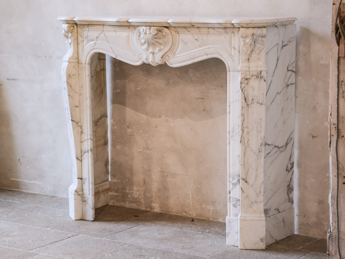 Elegant Marble Fireplace No. 107