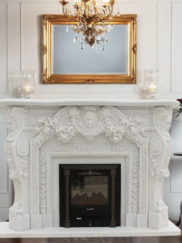 Marble Fireplace Mantel No. 10