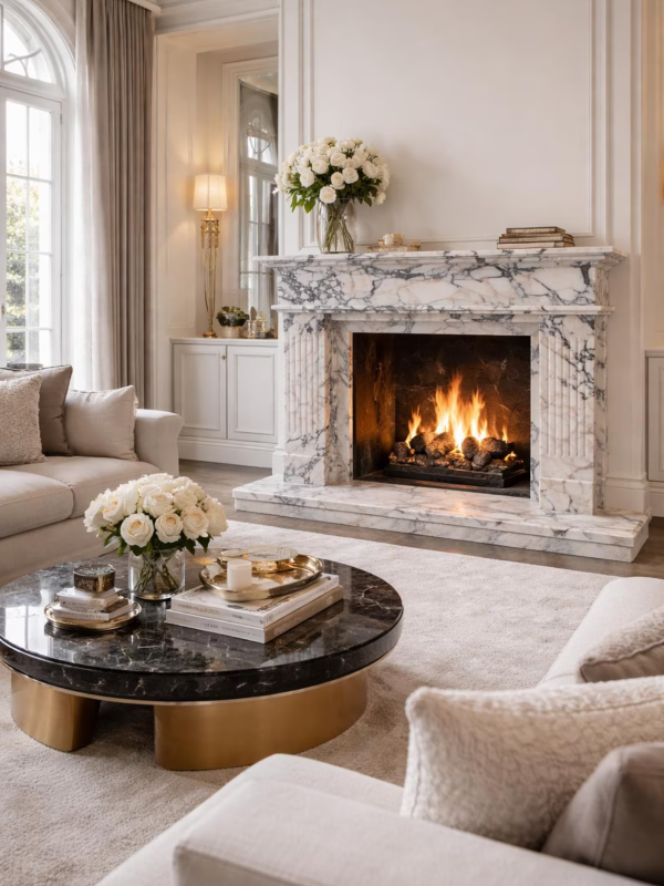 Exquisite Marble Fireplace No. 114