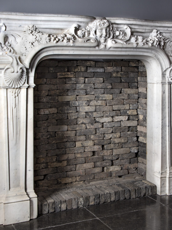Elegant Marble Fireplace Mantel No. 123