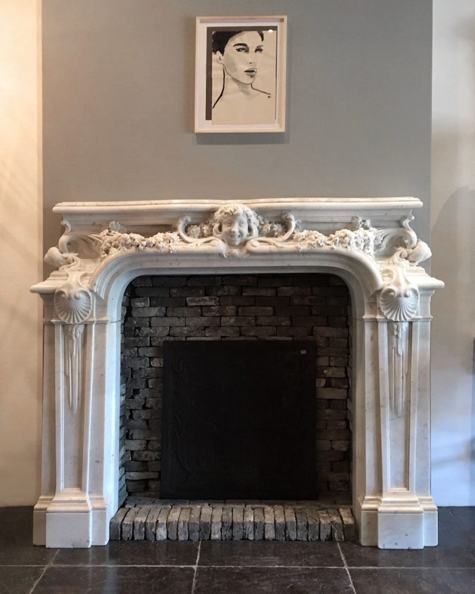 Exquisite Marble Fireplace No. 128
