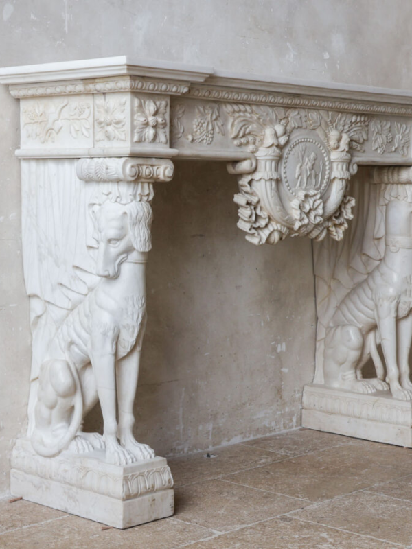 Elegant Marble Fireplace No. 14