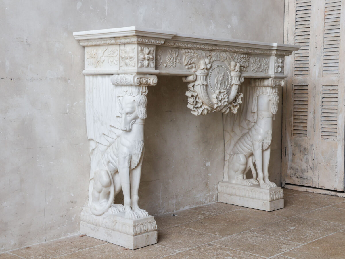 Elegant Marble Fireplace No. 14