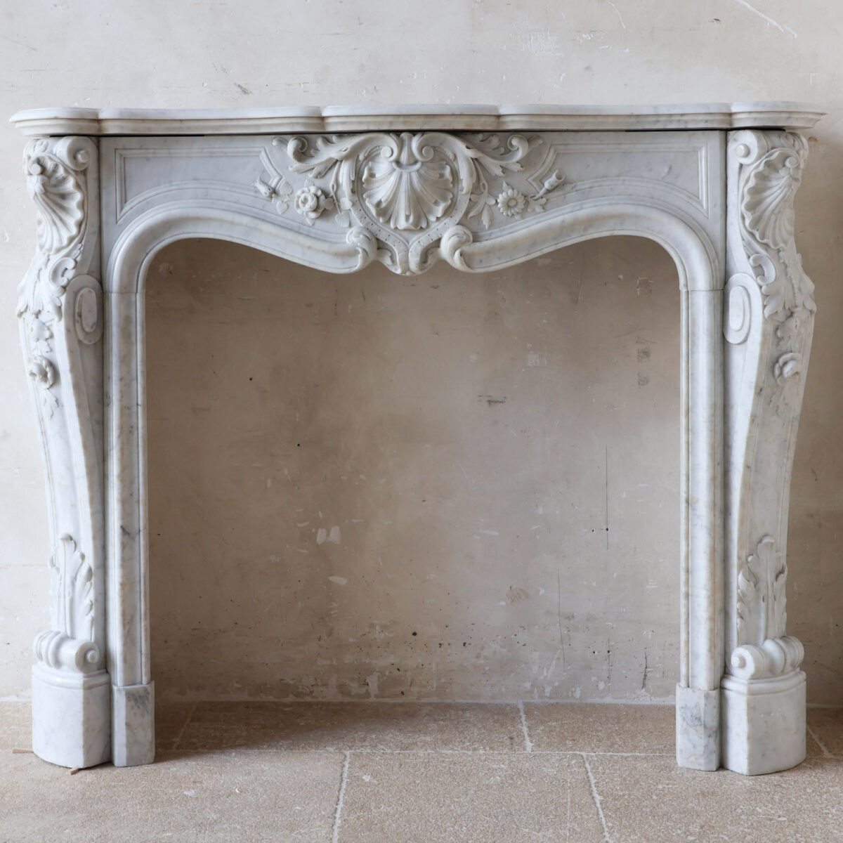 Elegant Marble Fireplace No. 17