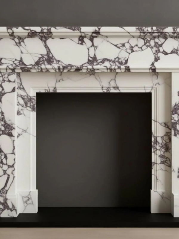 Elegant Marble Fireplace Mantel No. 18