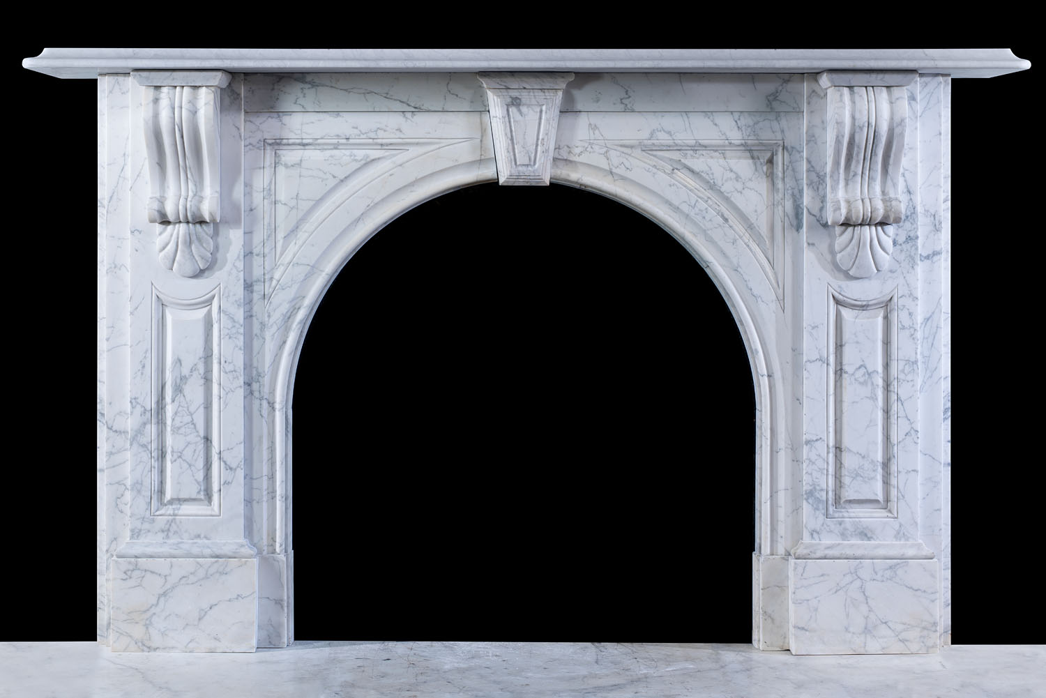 Elegant Marble Fireplace No. 1