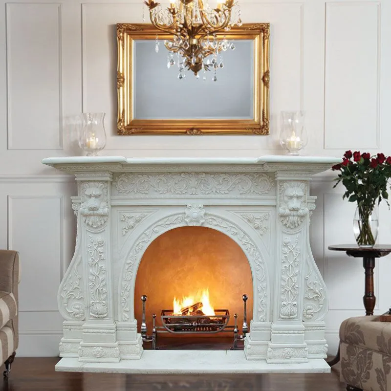 Elegant Marble Fireplace No. 23