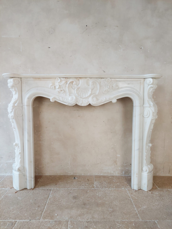 Elegant Marble Fireplace No. 25