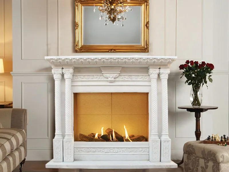 Marble Fireplace No. 47 – Timeless Elegance