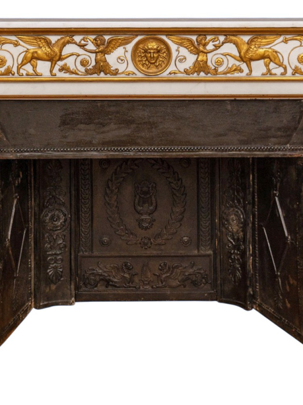 Marble Fireplace No. 49: Timeless Elegance