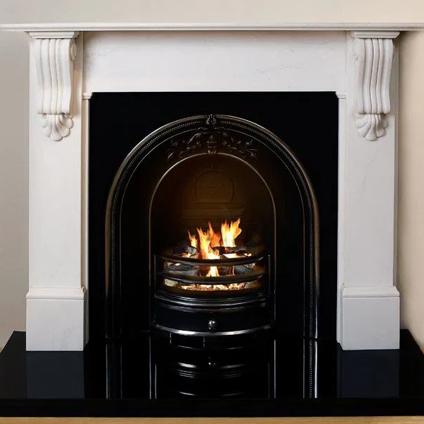 Elegantly Crafted Marble Fireplace No. 56