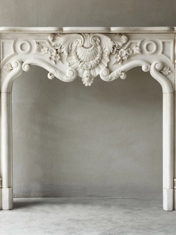 Elegant Marble Fireplace No. 59