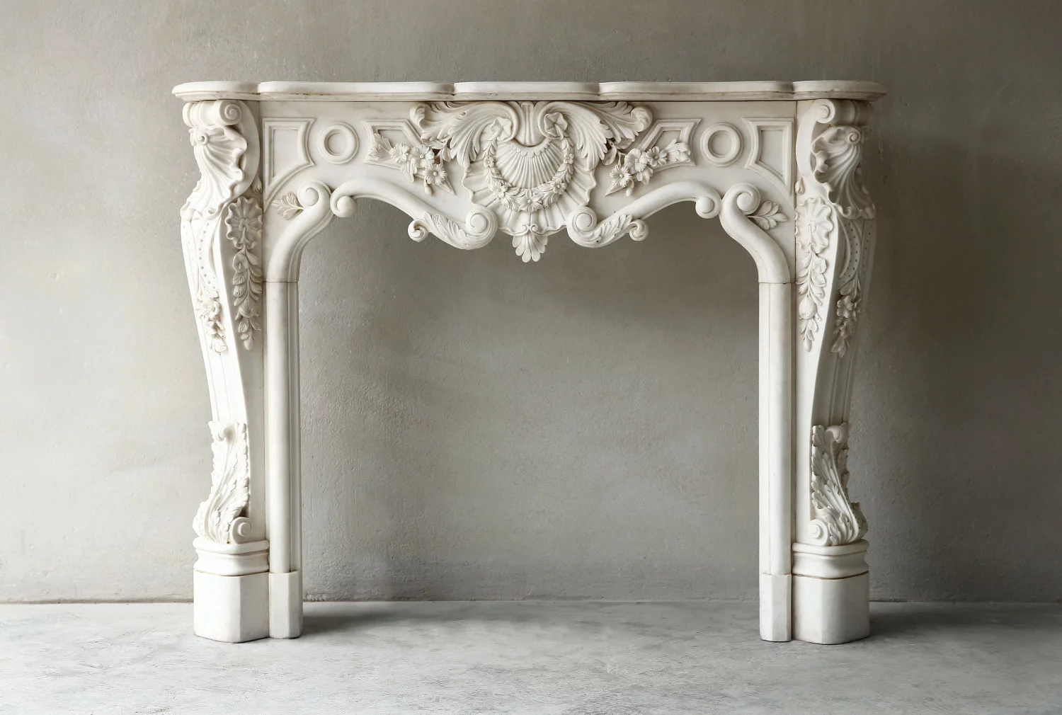 Elegant Marble Fireplace No. 59