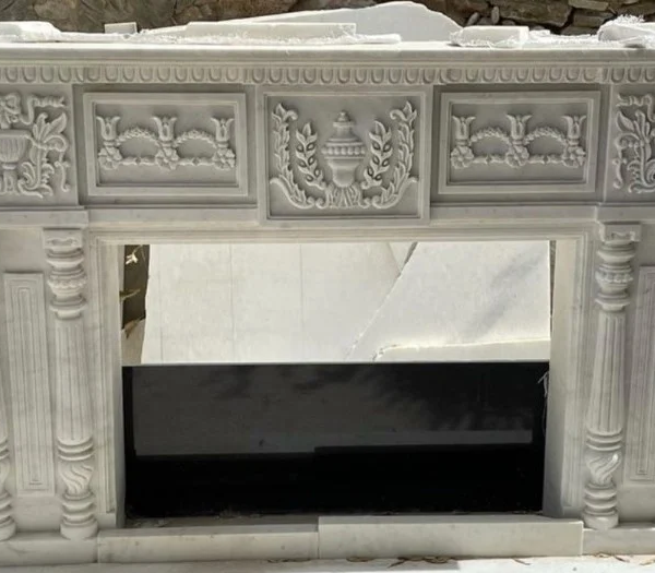 Elegant Marble Fireplace No. 5