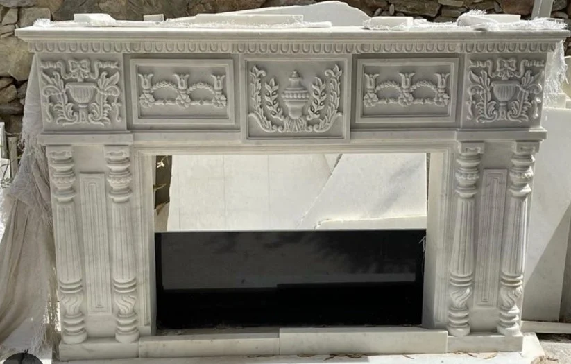 Elegant Marble Fireplace No. 5