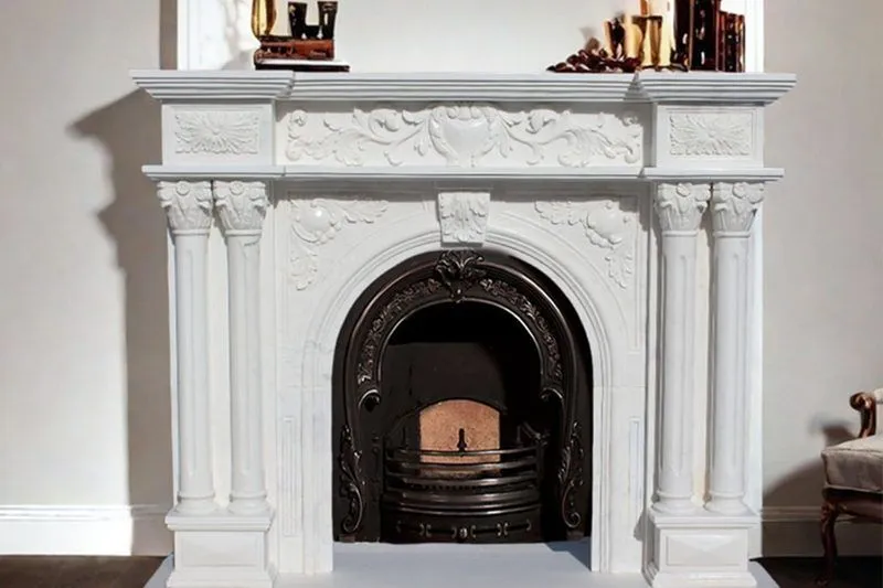 Elegant Marble Fireplace Mantel No. 75