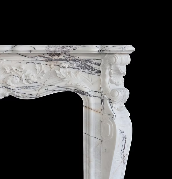 Elegantly Crafted Marble Fireplace No. 78