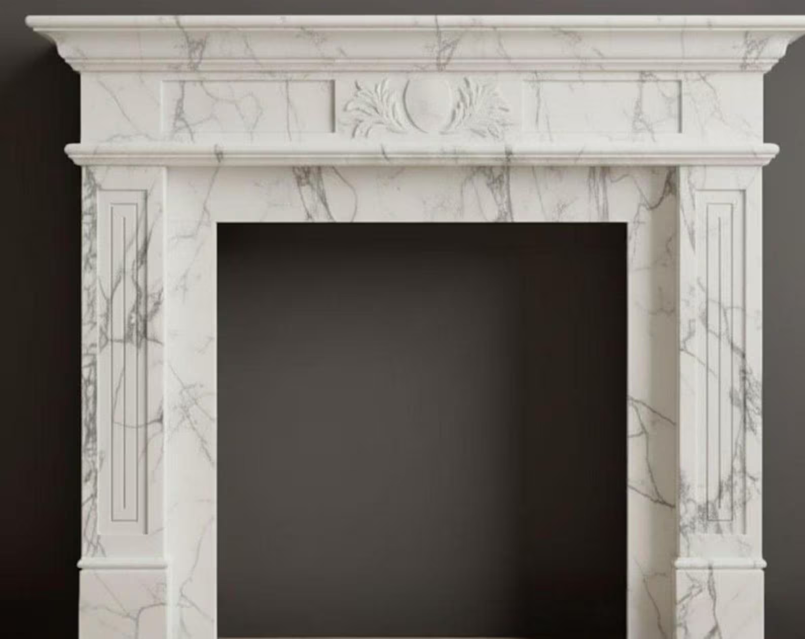Marble Fireplace No. 90 – Timeless Elegance