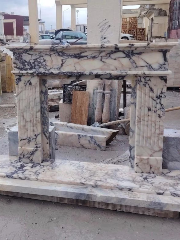 Elegant Marble Fireplace No. 92