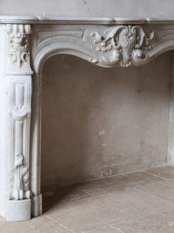 Elegant Marble Fireplace Mantel No. 98