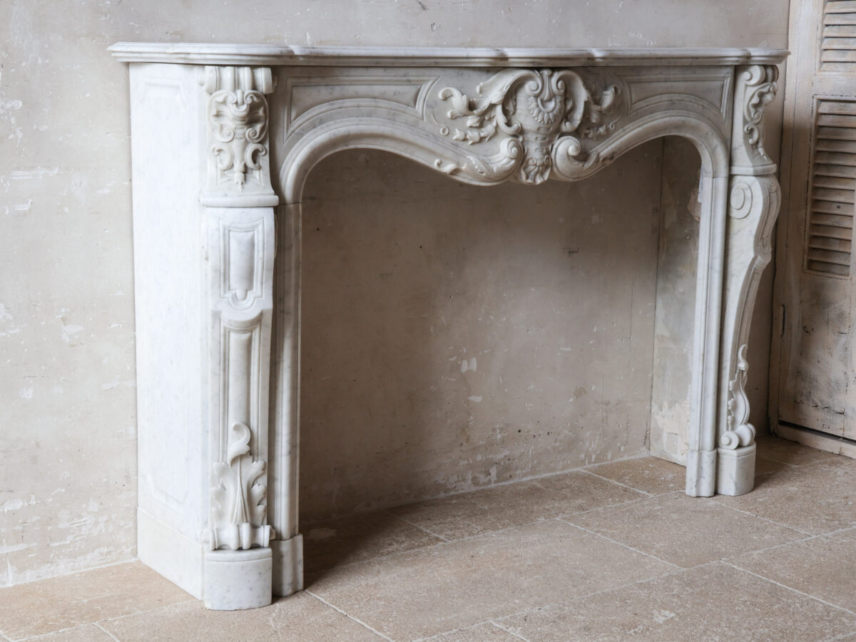 Elegant Marble Fireplace Mantel No. 98