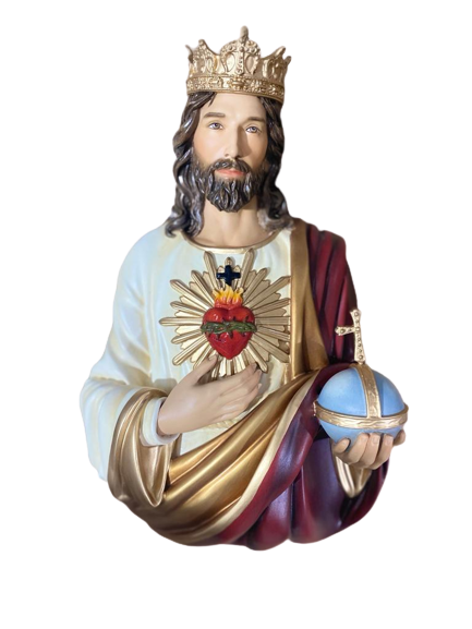 Christ the King plaque (Sacred Heart) 14″