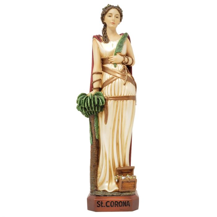 St. Corona 10″ Sculpture