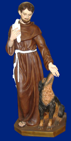St. Francis 60″ with Dog