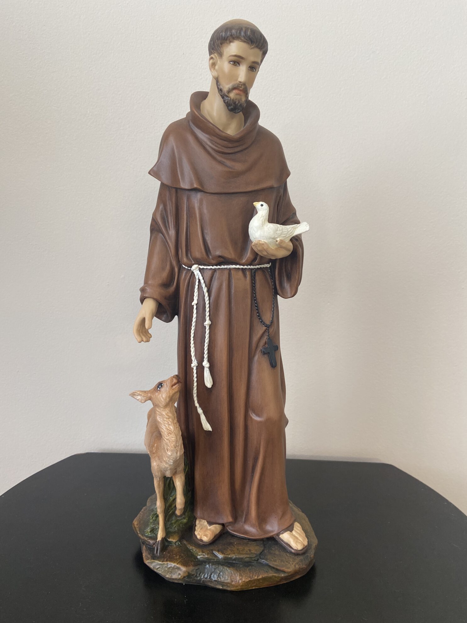 St. Francis 16″ with Deer